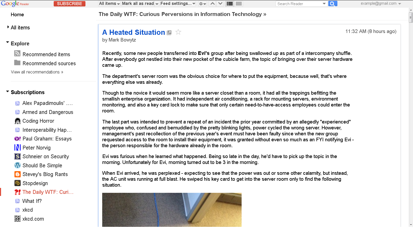 Google Reader Restyled